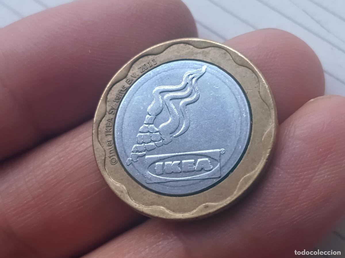 Monedas locales: ALEMANIA Token Ficha de Vending 2011 Bimet&aacute;lica IKEA