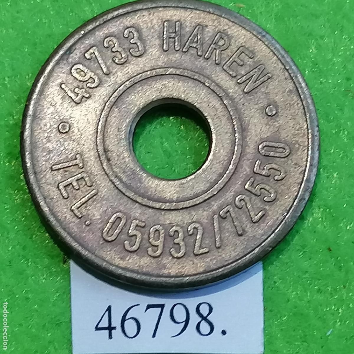 Monedas locales: Ficha Alemania Haren, Metallbau Emmeln., Token, jet&oacute;n