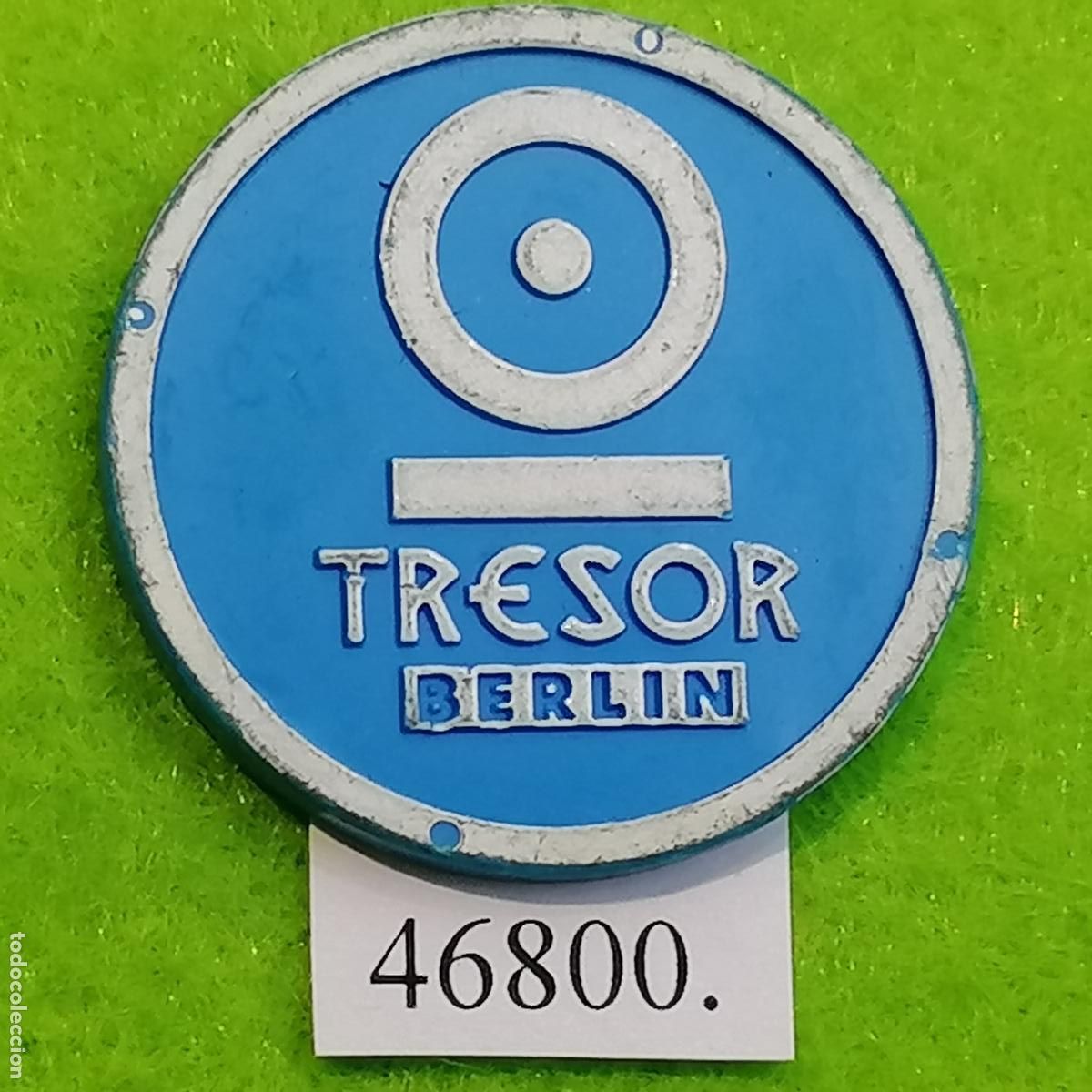 Monedas locales: Ficha Alemania, Berl&iacute;n, Club disco-tecno, Tresor, consumici&oacute;n, Token, jet&oacute;n