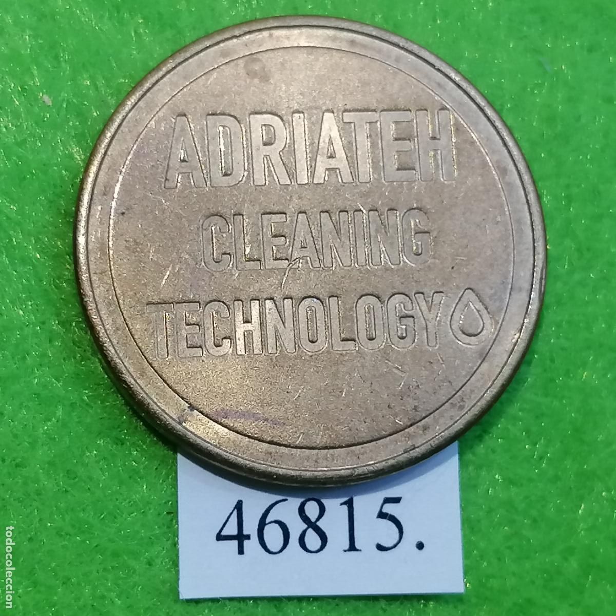 Monedas locales: Ficha Adriatico, Balcanes, Croacia, Eslovenia Adriateh, autolavado, carwash , Token, jet&oacute;n