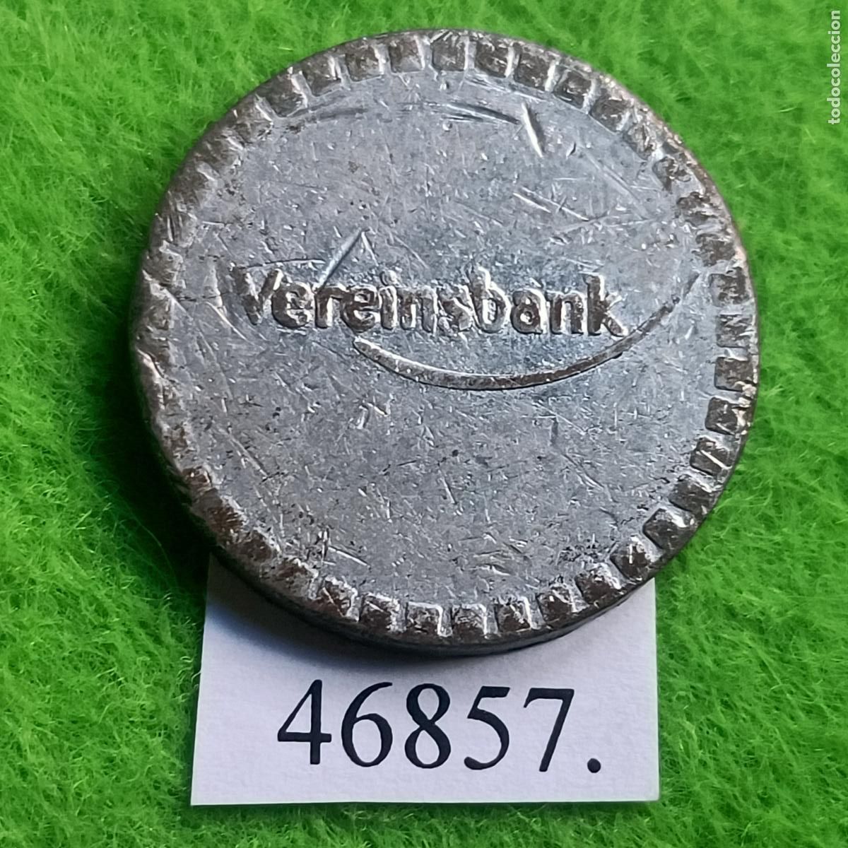 Monedas locales: ficha, Alemania banco Vereinsbank, token, jet&oacute;n.