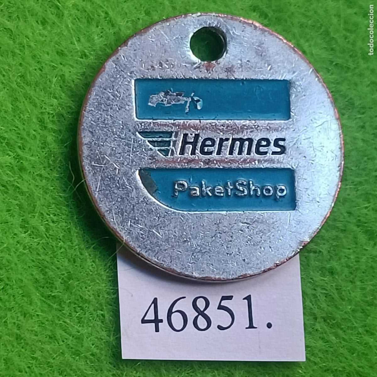 Monedas locales: ficha, Alemania, Hermes, Paket Shop, token, jet&oacute;n.