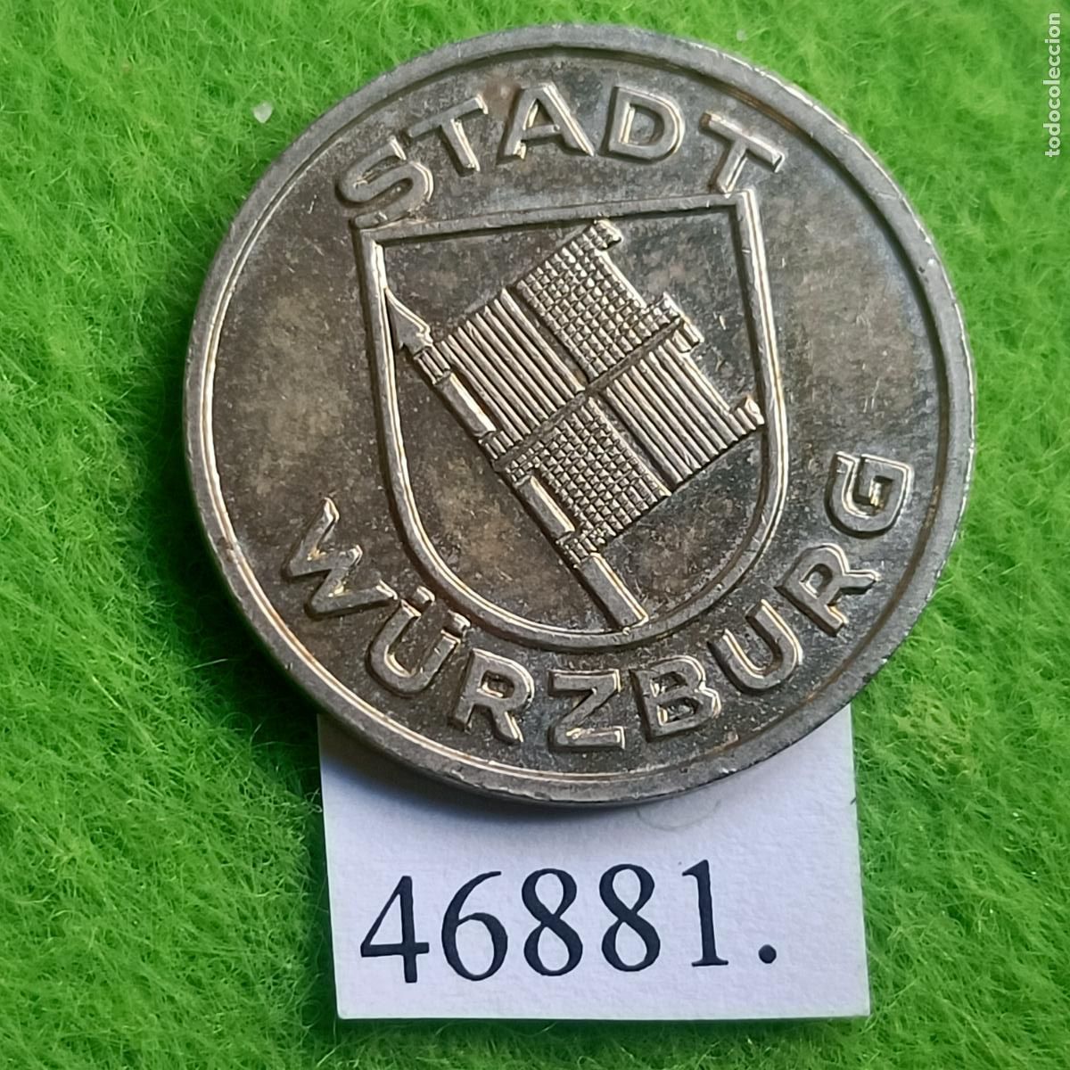 Monedas locales: Ficha Alemania, Wurtzburg, piscina cubierta para j&oacute;venes, Hallenbud, Jugendliche, Token, Jeton