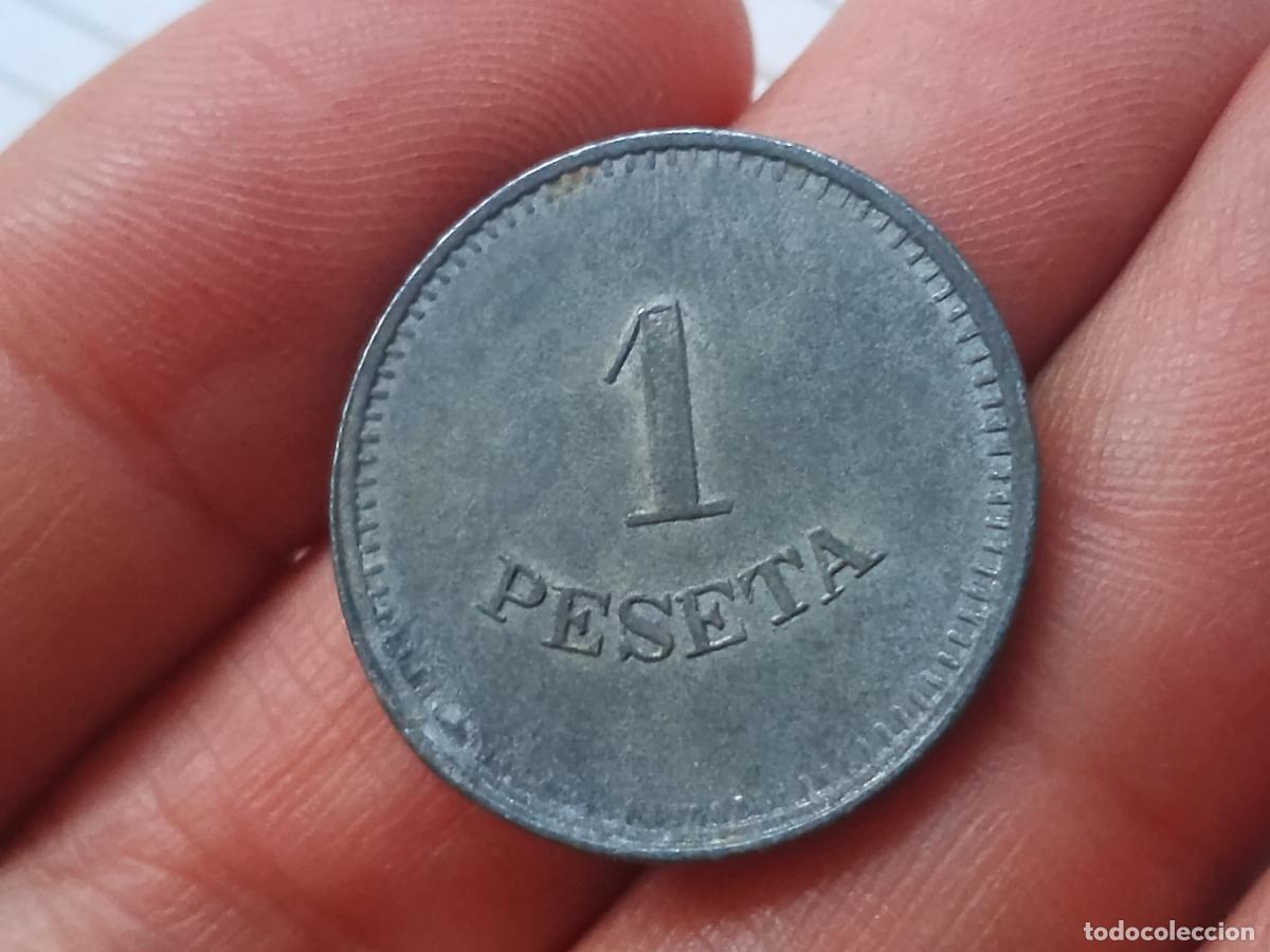 Monedas locales: Rub&iacute;. Cooperativa de Consumo la Rubinense. 1 peseta 1945