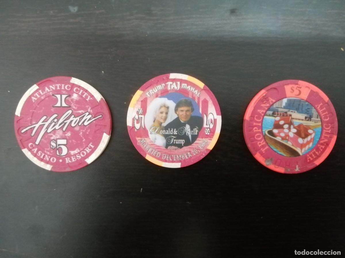 Monedas locales: 3 Fichas dos EUA Atlantic city
