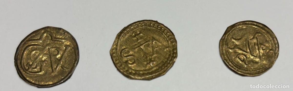 Moedas locais: LOTE 3 PELLOFAS. ESCASO. GIRONA. GERONA. EBC/EBC+
