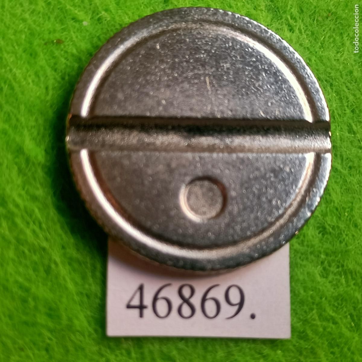Monedas locales: Ficha ranurada, autoservicio, vending, token, jeton