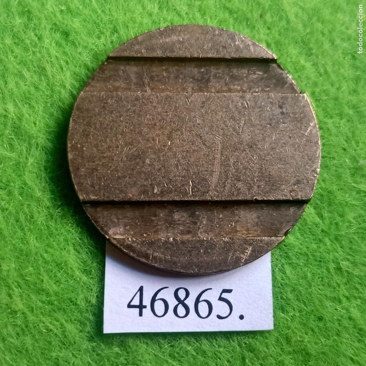 Monedas locales: Ficha ranurada, autoservicio, vending, token, jeton