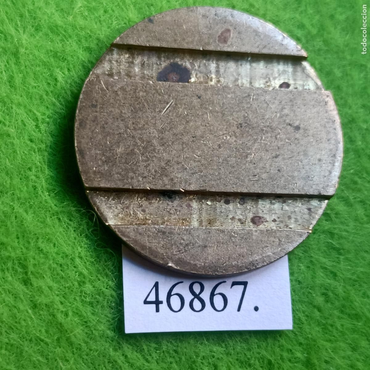 Monedas locales: Ficha ranurada, autoservicio, vending, token, jeton