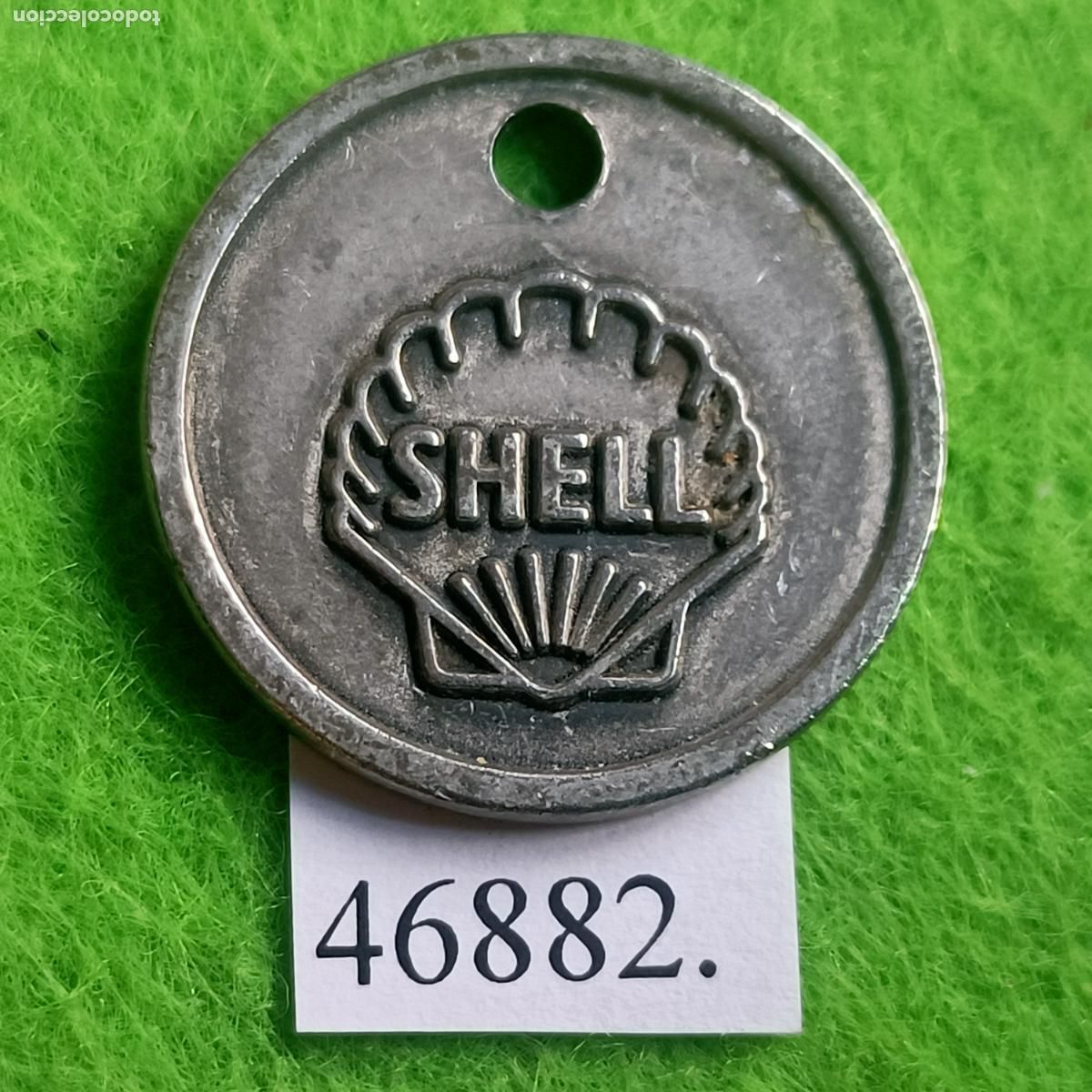 Monedas locales: ficha SHELL , token, jet&oacute;n