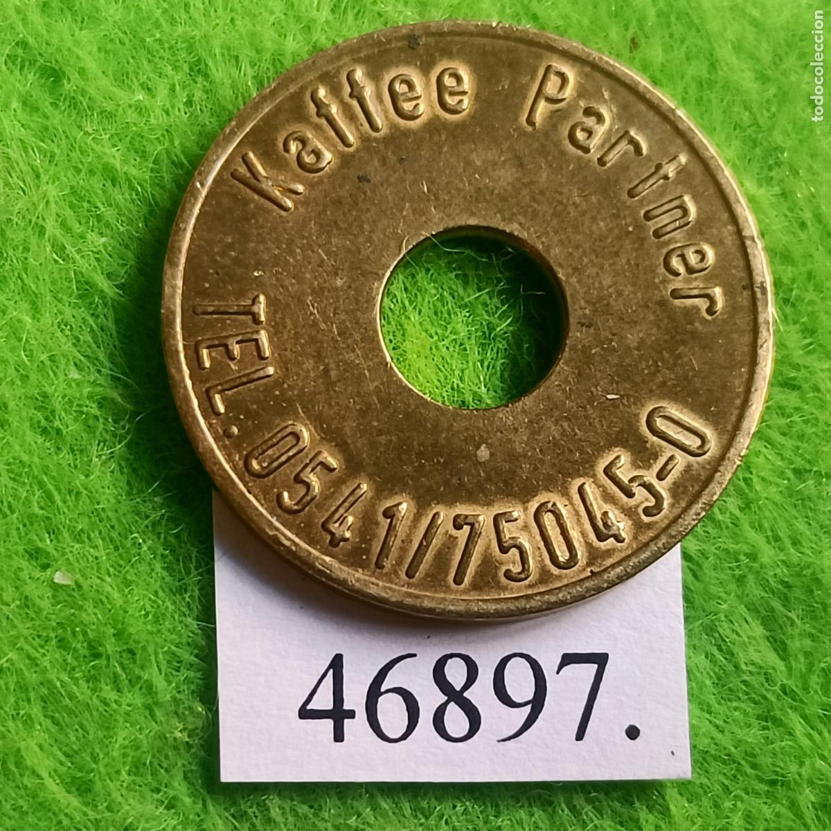 Monedas locales: Ficha Alemania,, caf&eacute;, consumici&oacute;n, Kaffee-Partner., token, jet&oacute;n