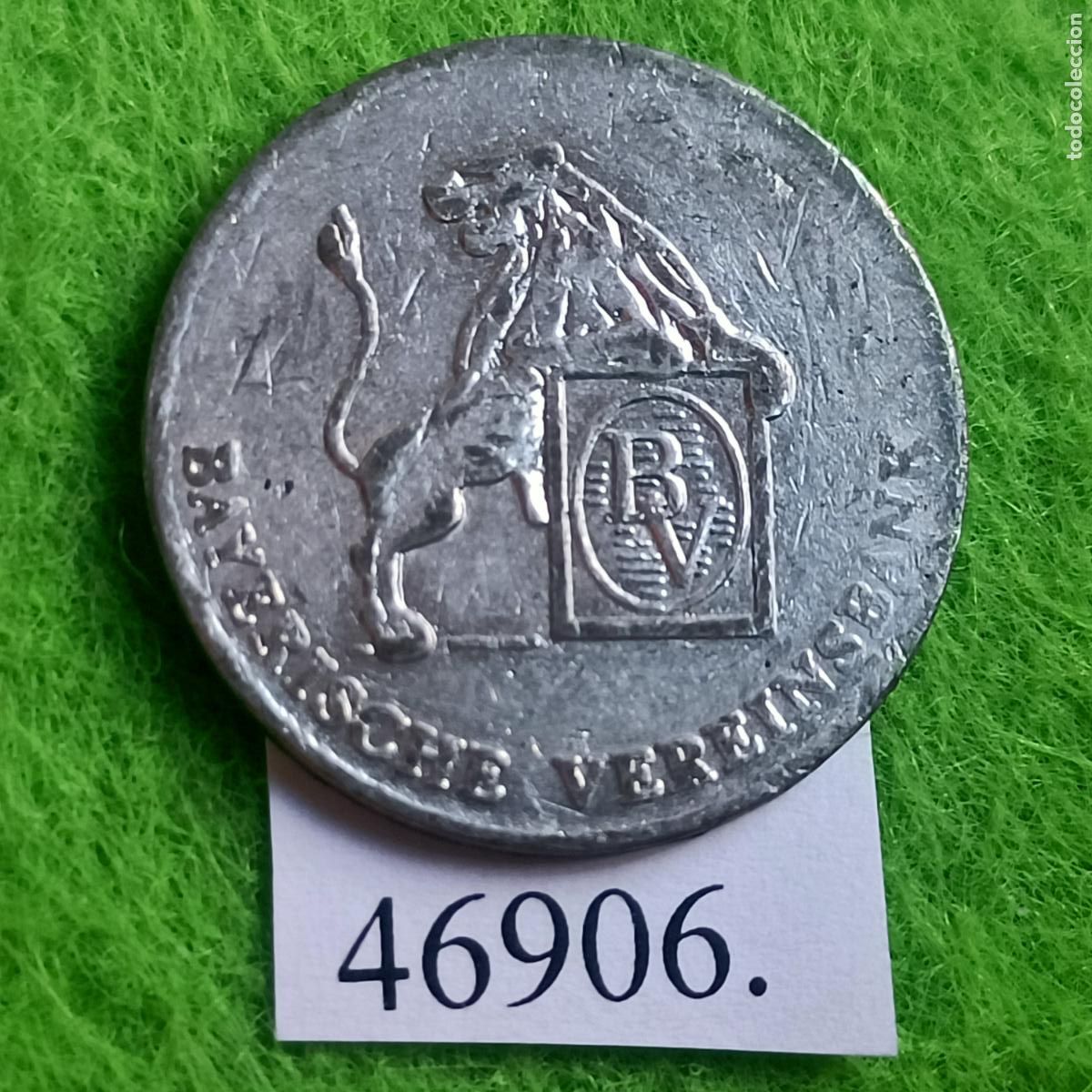 Monedas locales: Ficha, medalla Alemania, V&ouml;lklingen 1984, Bayerische Vereinsbank jet&oacute;n