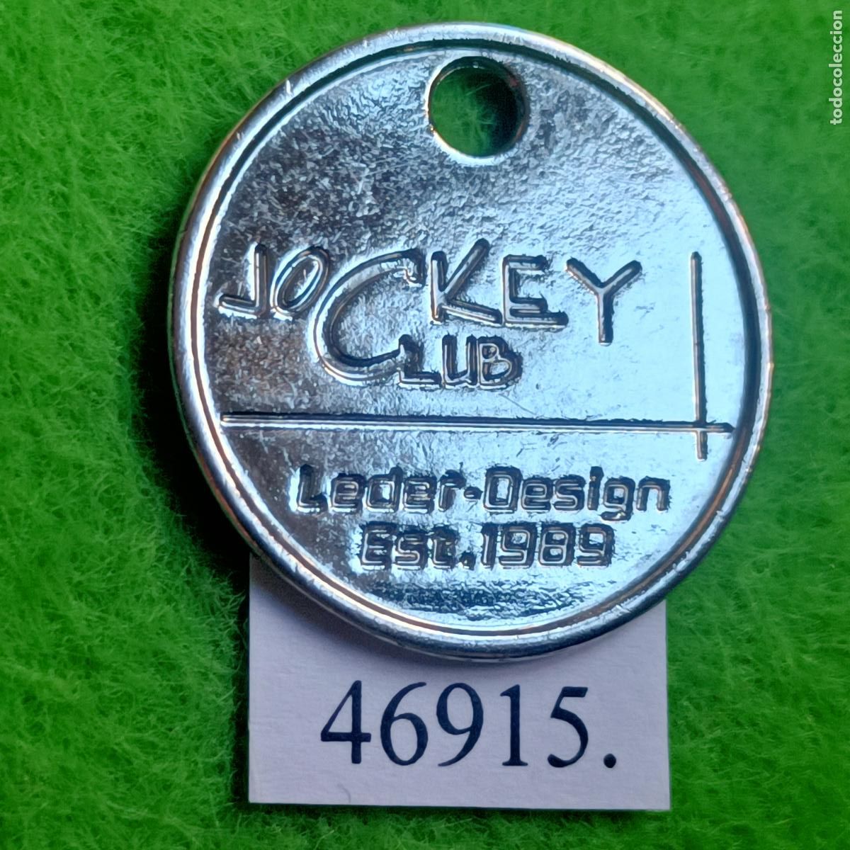 Monedas locales: Ficha vending, Jockey Club, Leder-Design, autoservicio , token jet&oacute;n