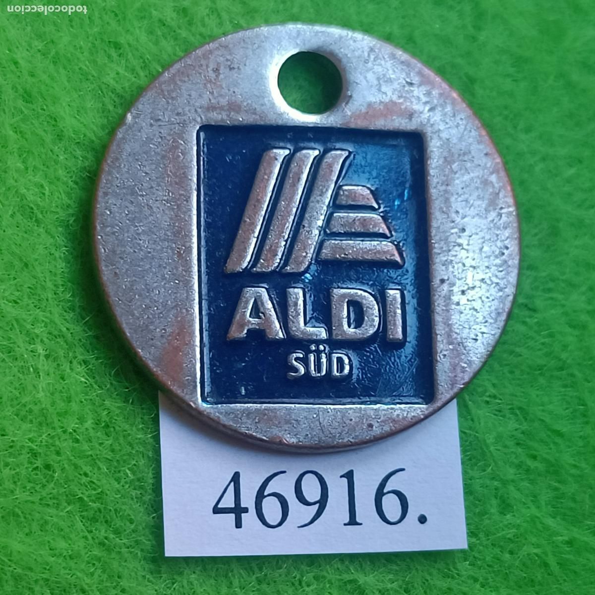 Monedas locales: Ficha vending, Aldi S&uuml;d, autoservicio , token jet&oacute;n