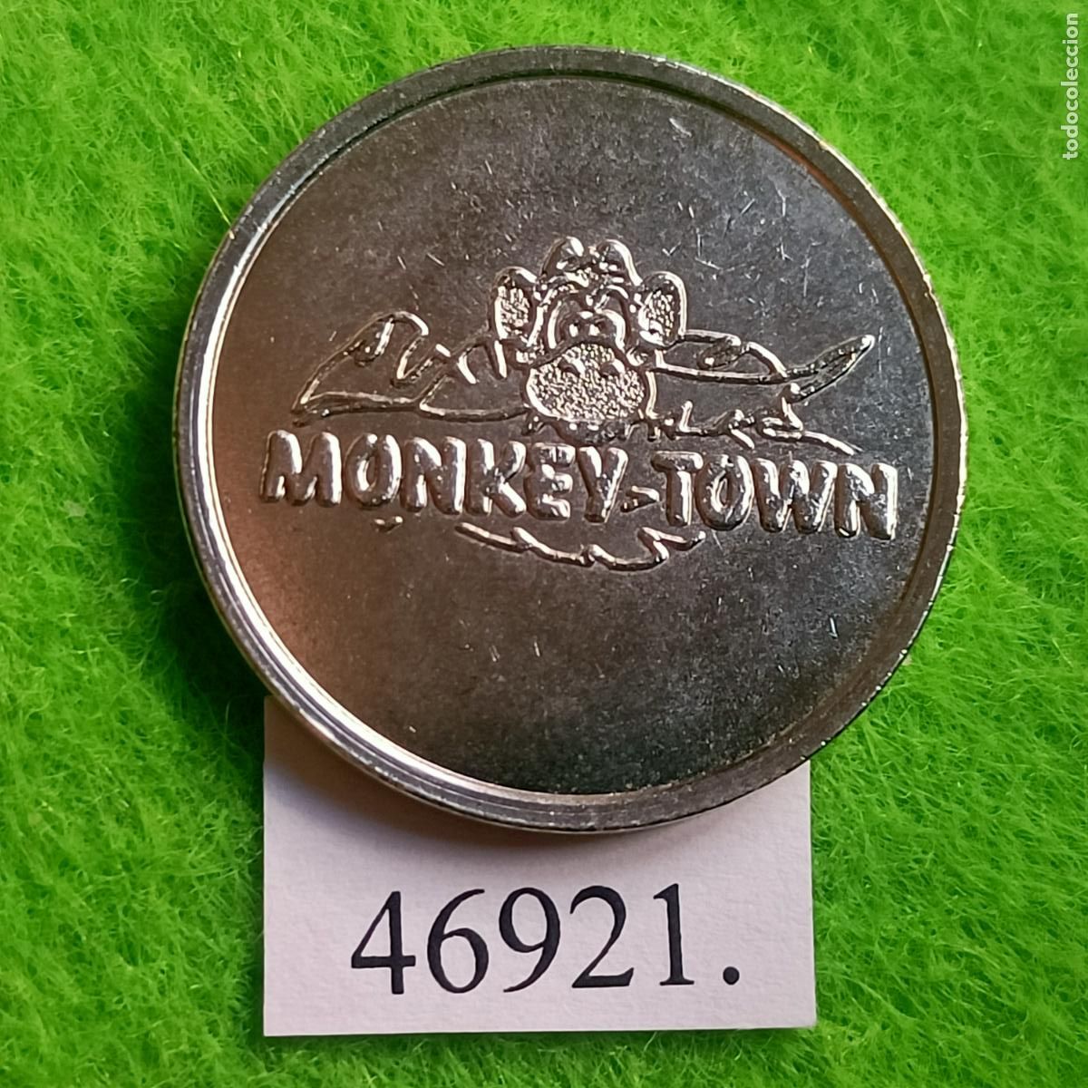 Monedas locales: Ficha Holanda, juegos recreativos, Arcade, Monkey Town, , token jet&oacute;n