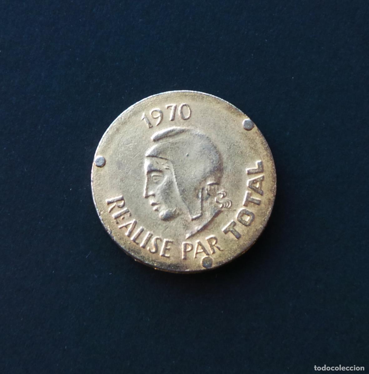 Moedas locais: FRANCIA, FICHA, TOKEN. ADOLPHE THIERS, 1970