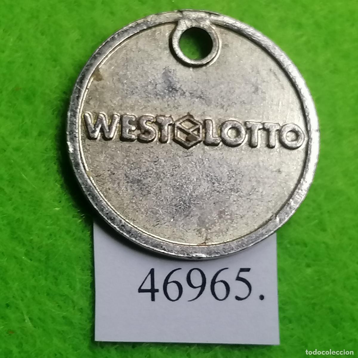 Monedas locales: Ficha Alemania, Westlotto , token, jet&oacute;n