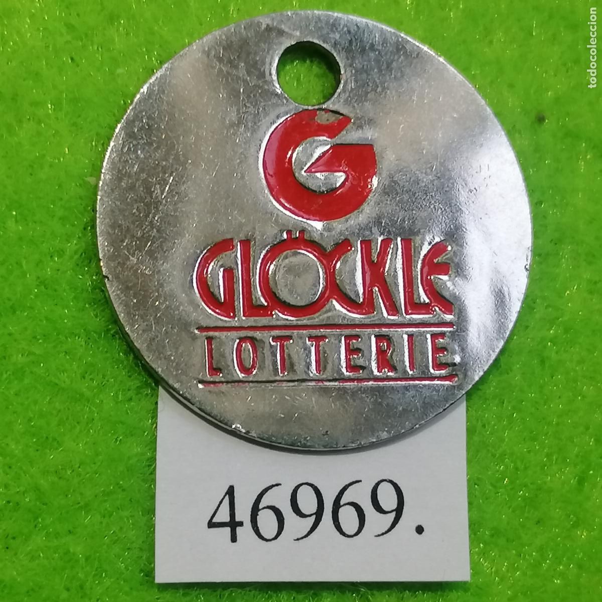 Monedas locales: Ficha Alemania, Gl&ouml;ckle Lotterie, token, jet&oacute;n