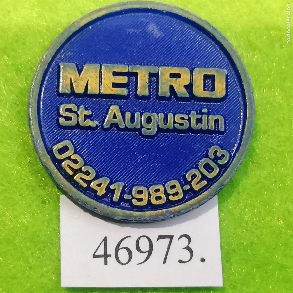 Monedas locales: Ficha Alemania, METRO St. Augustin, token, jet&oacute;n,