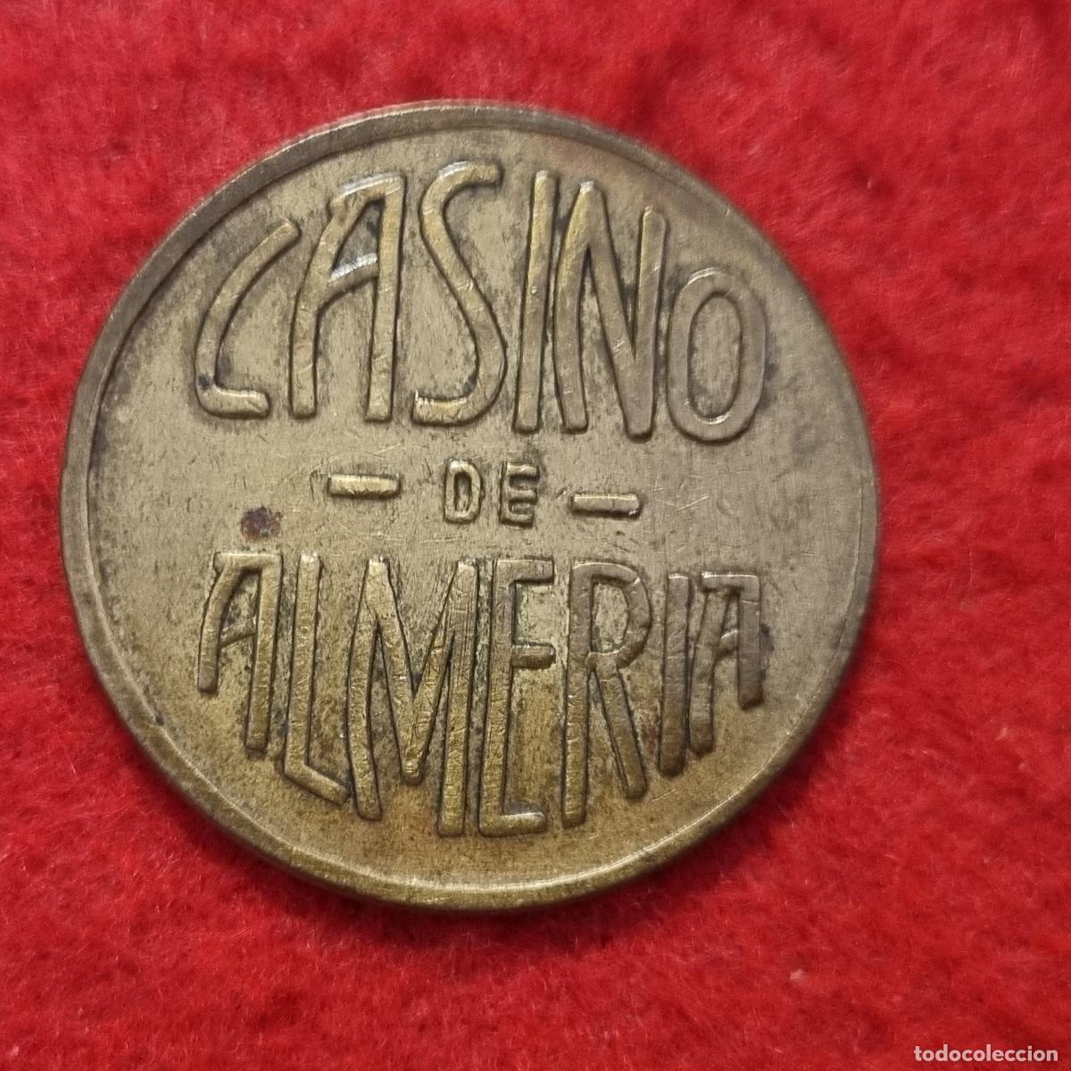 Monedas locales: FICHA CASINO DE ALMERIA 50 CENTIMOS ANTIGUA ORIGINAL C29