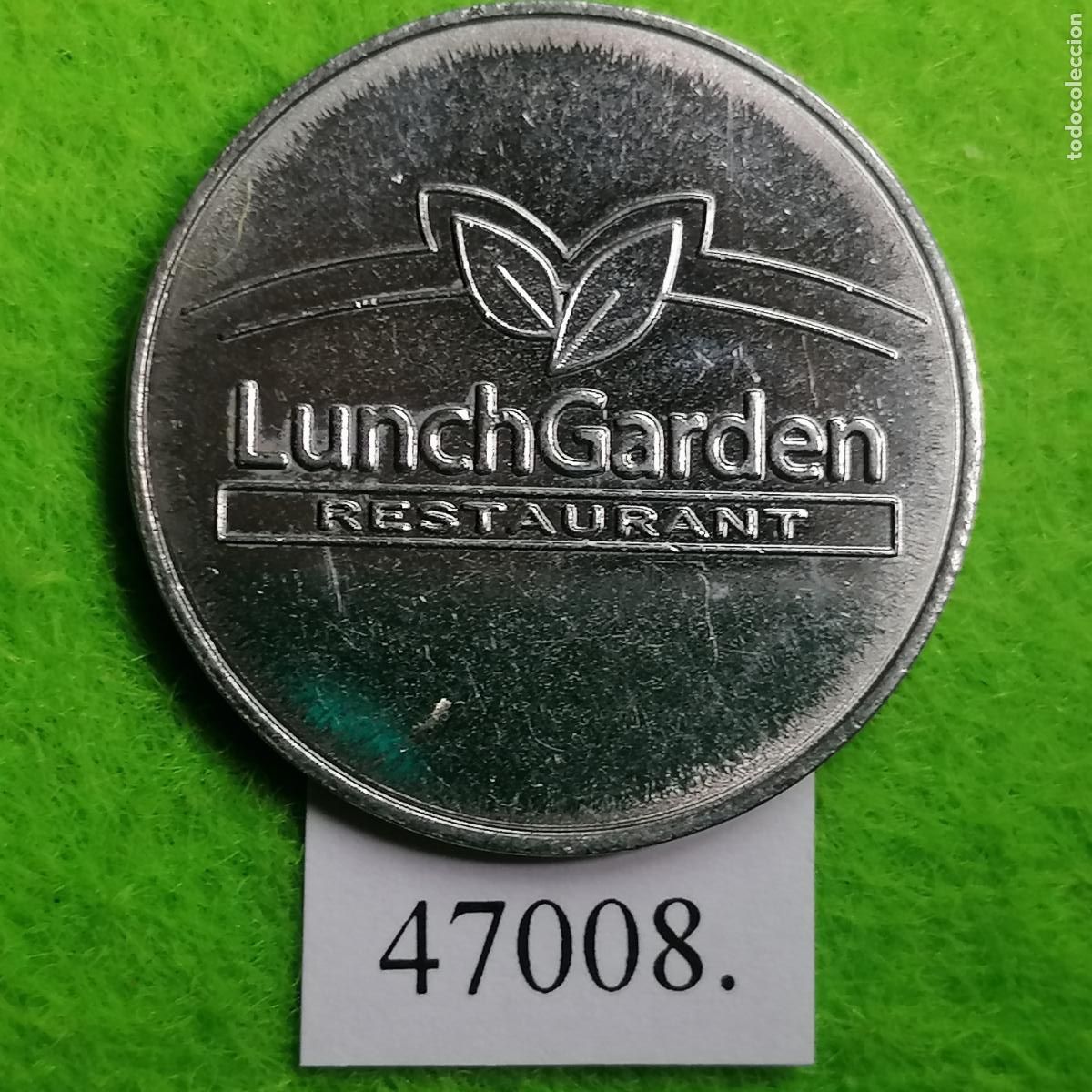 Monedas locales: Ficha B&eacute;lgica caf&eacute; , restaurantes Lunch Garden, token jet&oacute;n