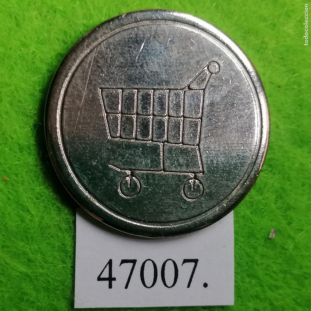 Monedas locales: Ficha supermercado, carrito , token jet&oacute;n