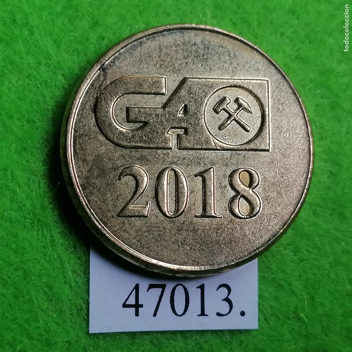 Monedas locales: Ficha Alemania Brambauer, Farmacia Streich-Apotheke. Token, jet&oacute;n