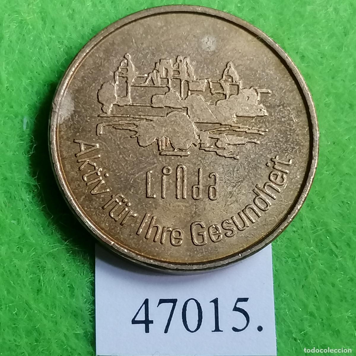 Monedas locales: Ficha Alemania Ascheberger Linda, Farmacia, Apotheke, Token, jet&oacute;n