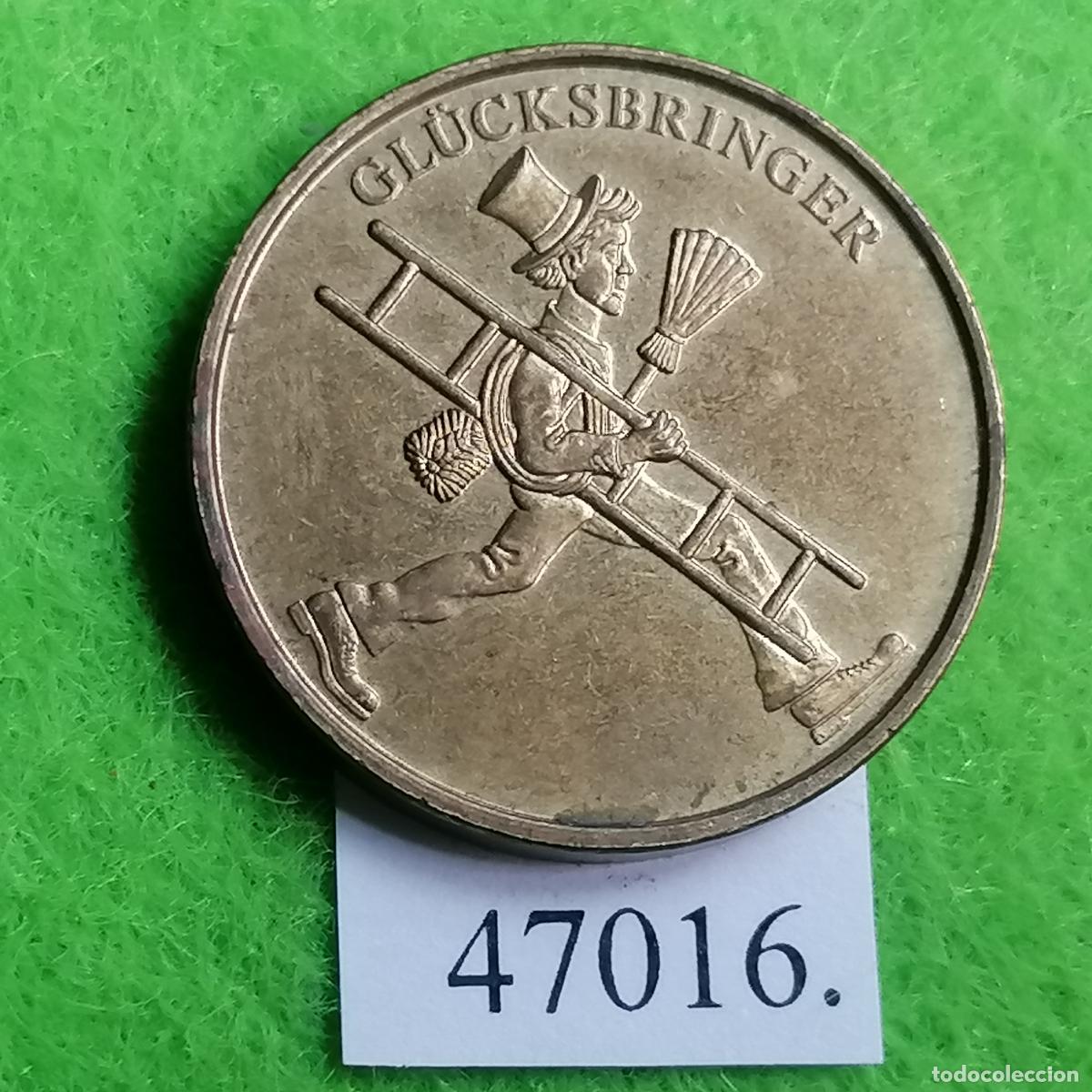 Monedas locales: Ficha Alemania amuleto de la suerte, Viel Gl&uuml;ck im neuen Jahr, Token, jet&oacute;n