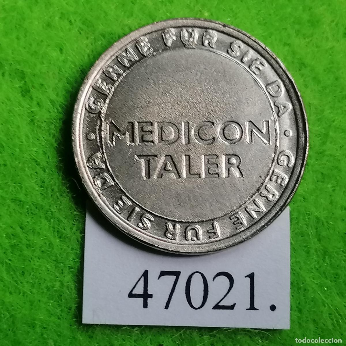 Monedas locales: Ficha Alemania, N&uacute;remberg, Medicon, Apotheke, Farmacia, Token, jet&oacute;n