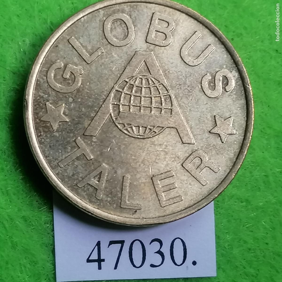 Monedas locales: Ficha Alemania, Wetzlar, Globus Apotheke, farmacia , Token, jet&oacute;n