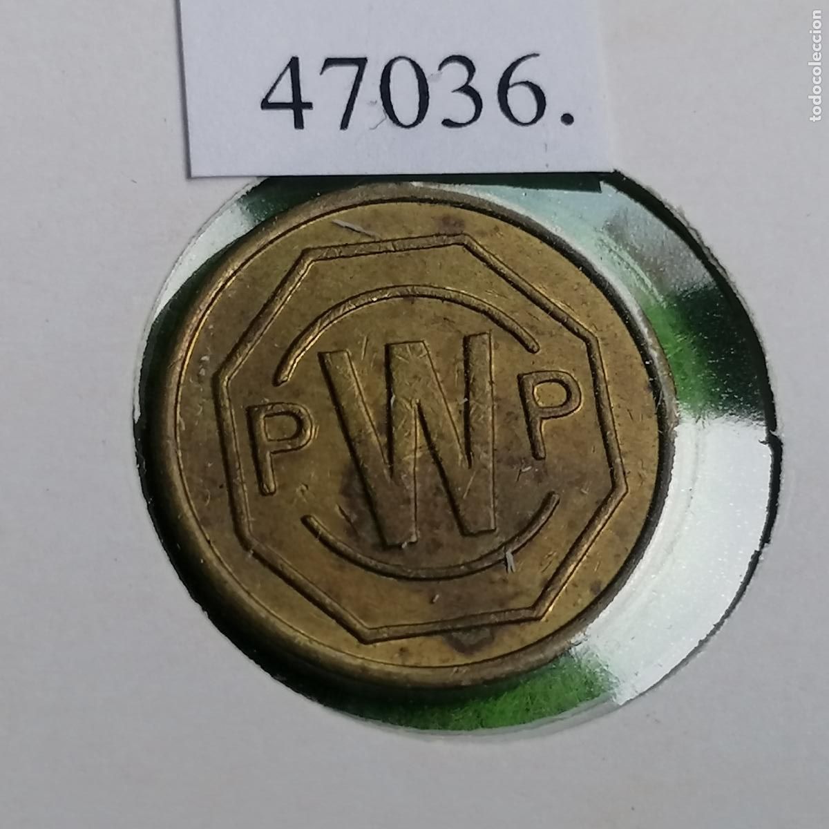 Monedas locales: Ficha Suiza PWP, tunel lavado, carwash, autolavado, vending, Token, jet&oacute;n