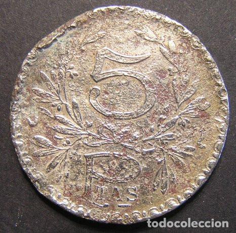 Monedas locales: FICHA DE CASINO DE 5 PESETAS