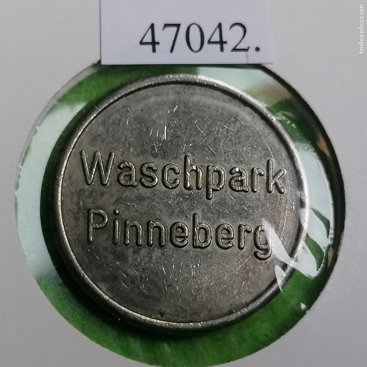 Monedas locales: Ficha Alemania, Waschpark Pinneberg, autolavado, carwash, , Token, jet&oacute;n
