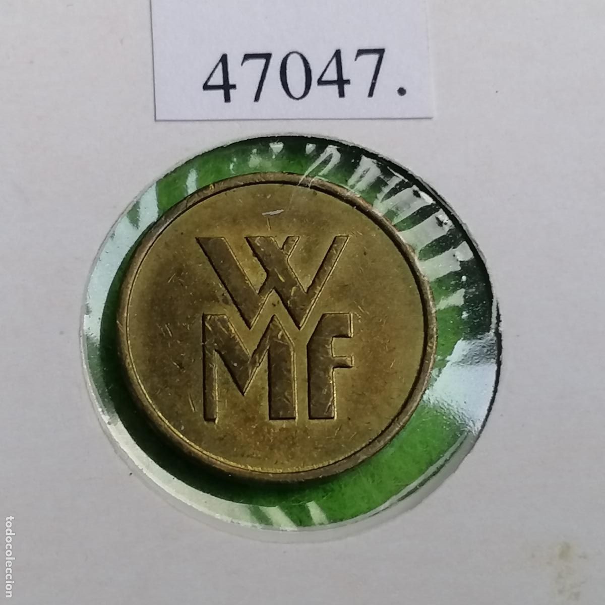 Monedas locales: Ficha Alemania, cafe, consumici&oacute;n, WMF, W&uuml;rttembergische Metallwarenfabrik, token, jeton