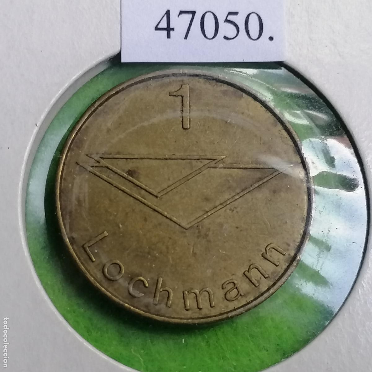 Monedas locales: Ficha Alemania, Lochmann, autolavado, carwash , token, jeton