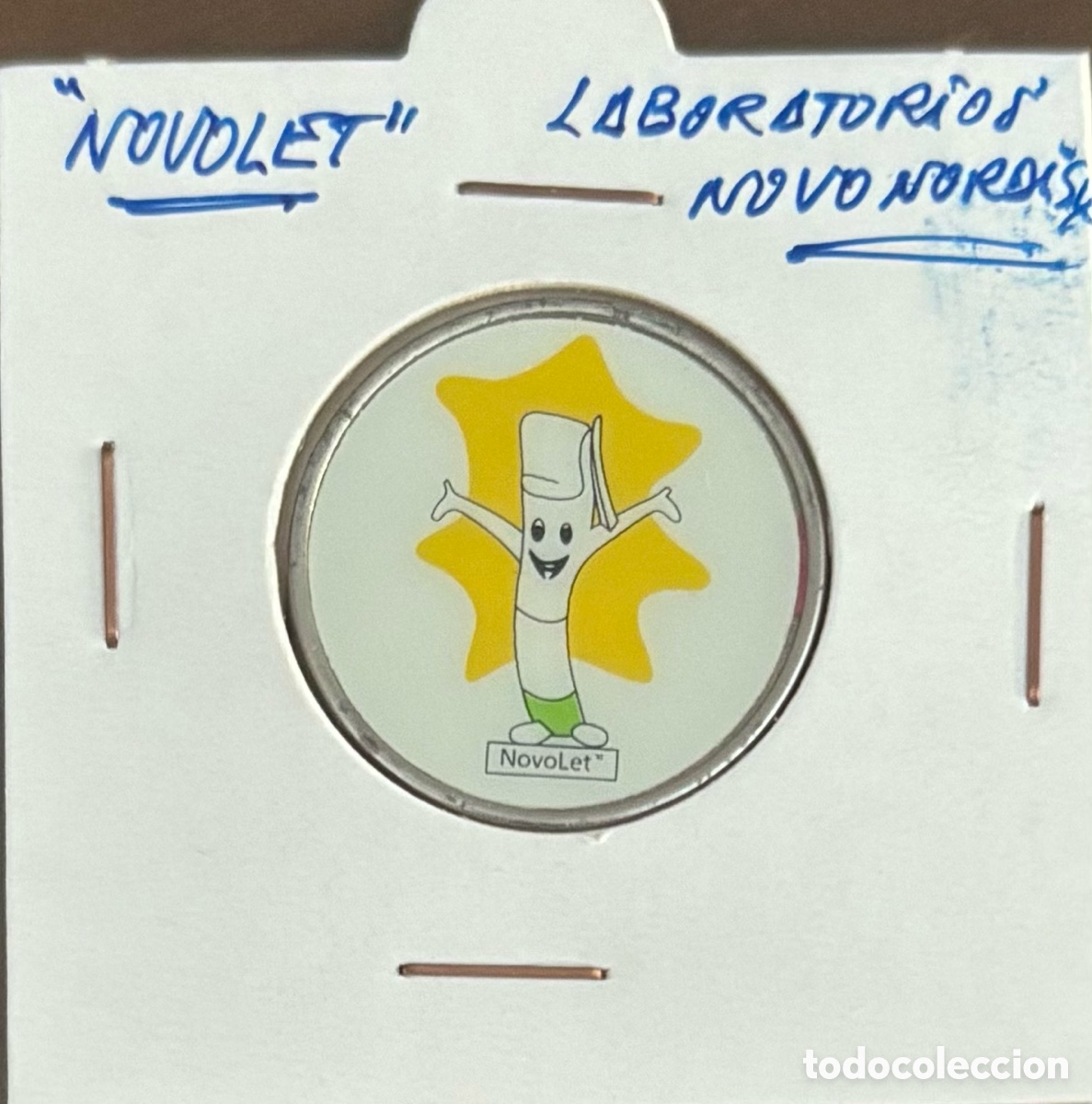 Monedas locales: Novolet publicidad medicamento
