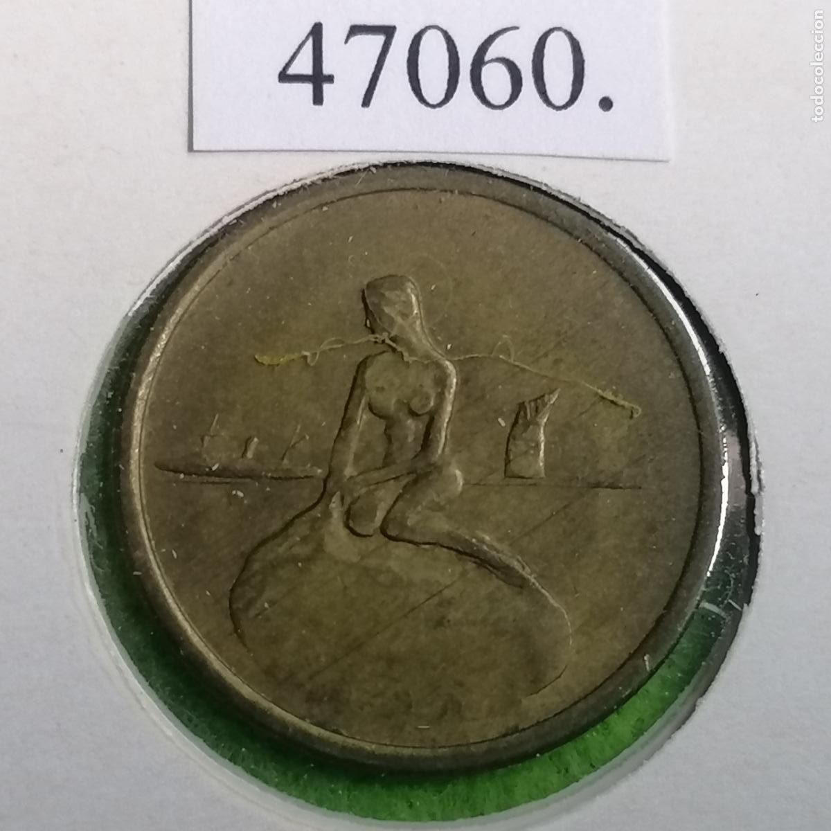 Lokalw&auml;hrung: Ficha Copenhague, Dinamarca, tranv&iacute;a, K&oslash;benhavns Sporveje (KS) Rabatpole, a&ntilde;os 70, token, jeton