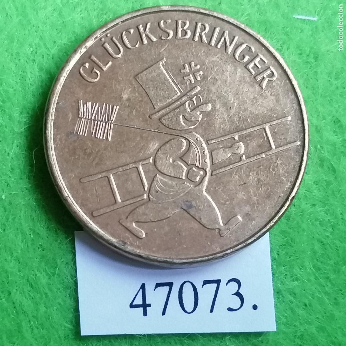 Monedas locales: Ficha Alemania, Gl&uuml;cksbringer, deshollinador, Lucky Token, VIEL GL&Uuml;CK , jet&oacute;n