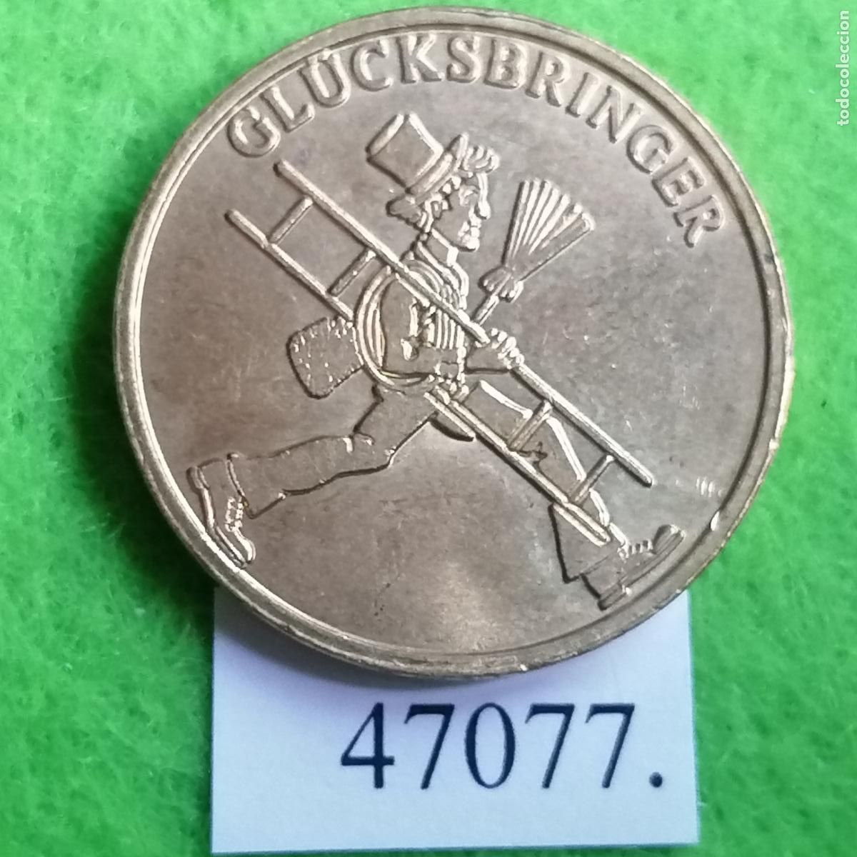 Monedas locales: Ficha Alemania, Gl&uuml;cksbringer, deshollinador, Lucky Token, VIEL GL&Uuml;CK , jet&oacute;n