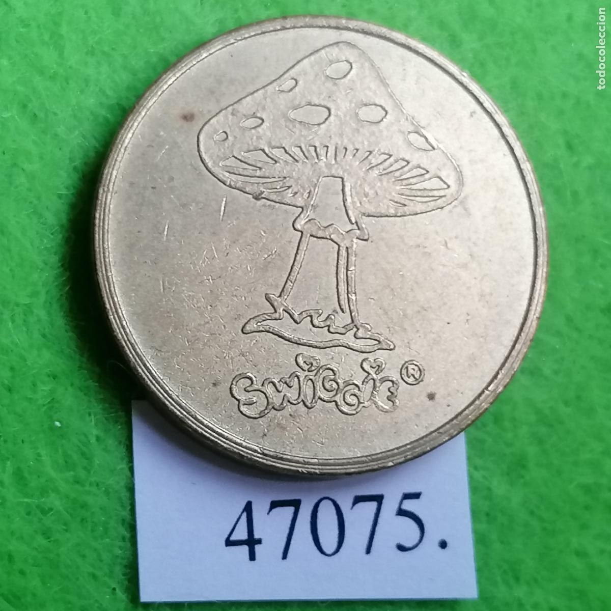 Monedas locales: Ficha Alemania, Swiggie , Lucky Token, VIEL GL&Uuml;CK , jet&oacute;n