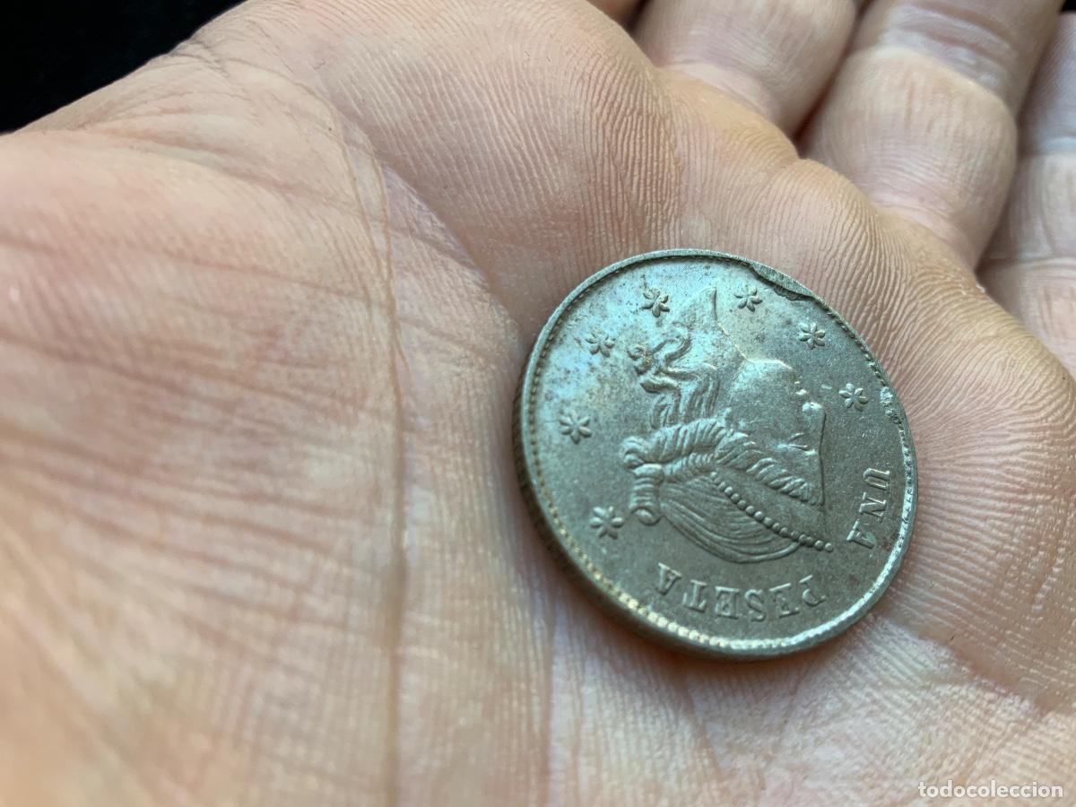 Monedas locales: Antigua ficha de casino 1 peseta , 23mm, 5,28gr.