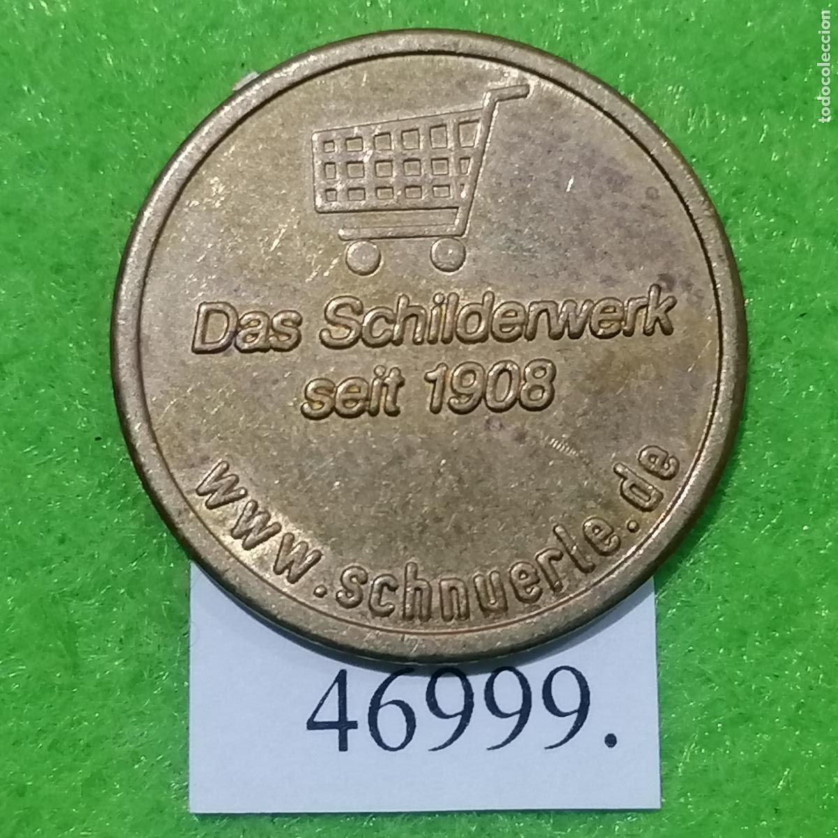 Monedas locales: ficha Alemania, Schnuerle, Schn&uuml;rle, Das Schildenwerk seit 1908, token, jet&oacute;n