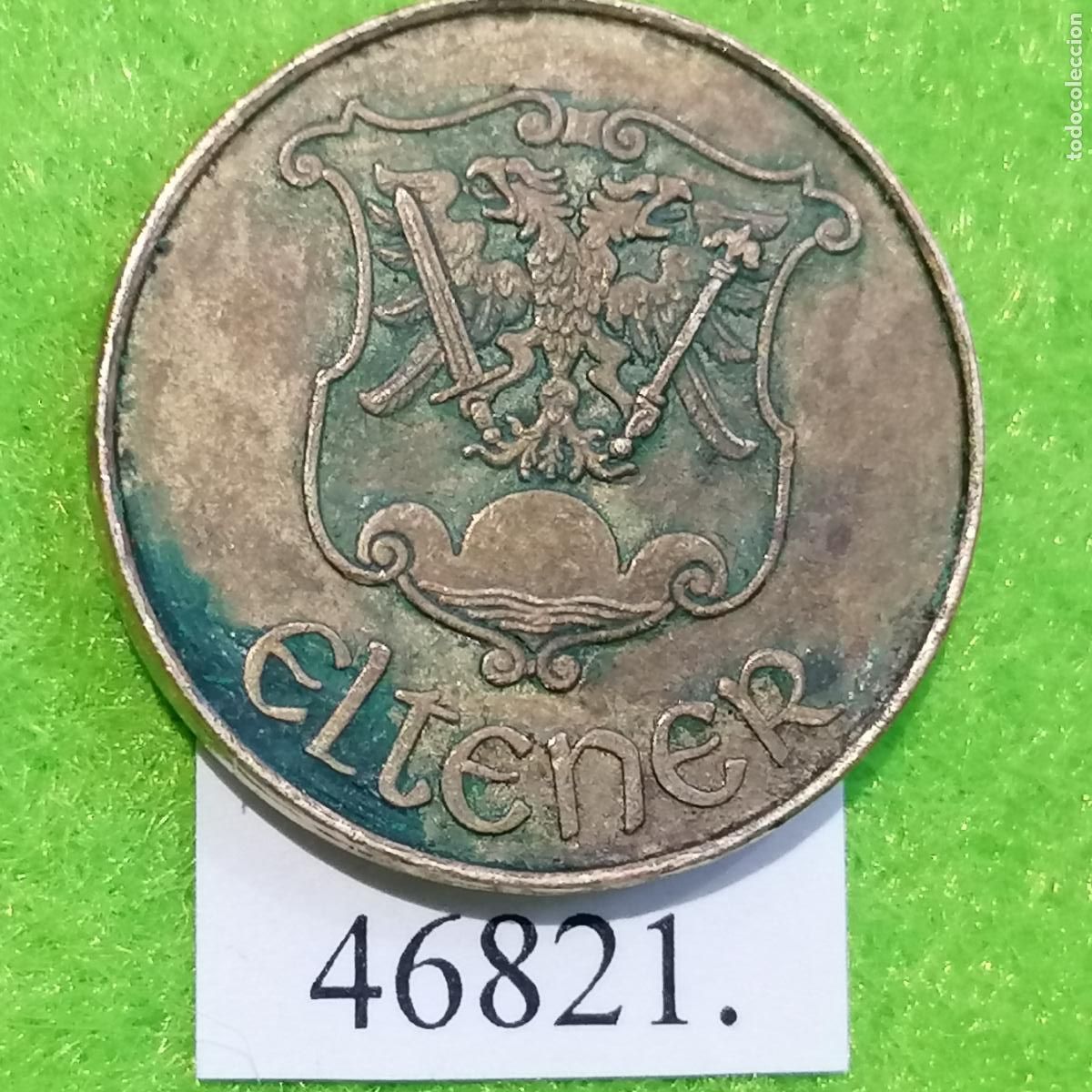 Monedas locales: ficha Alemania Elterlein, Volksbankertoken, jet&oacute;n