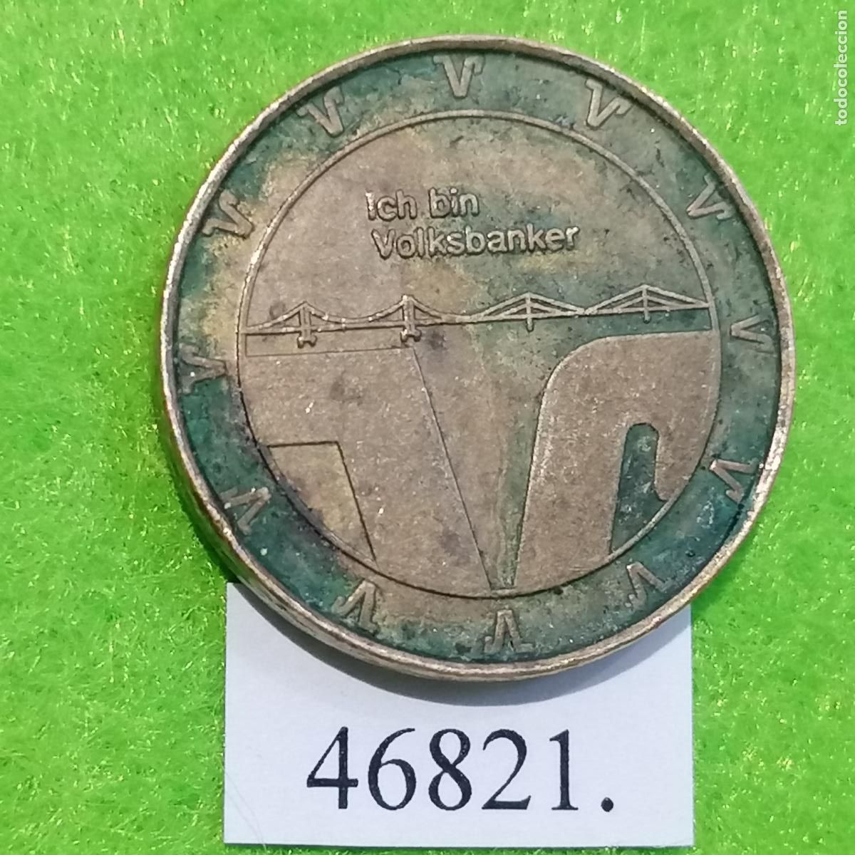 Monedas locales: ficha Alemania Elterlein, Volksbankertoken, jet&oacute;n