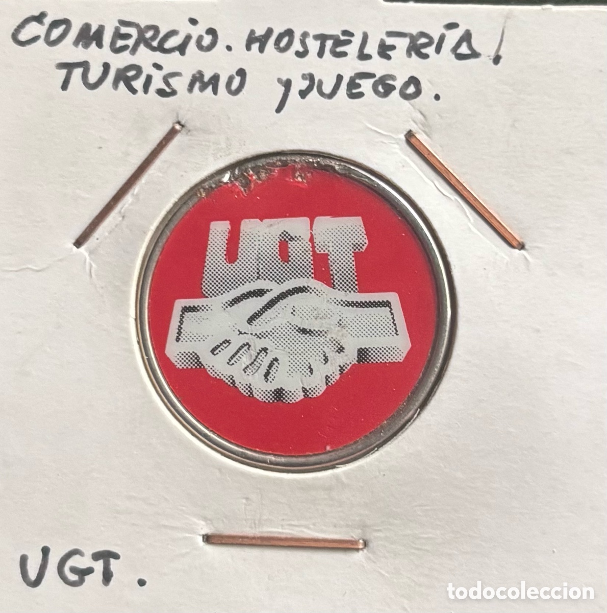 Monedas locales: UGT. Publicidad para carritos