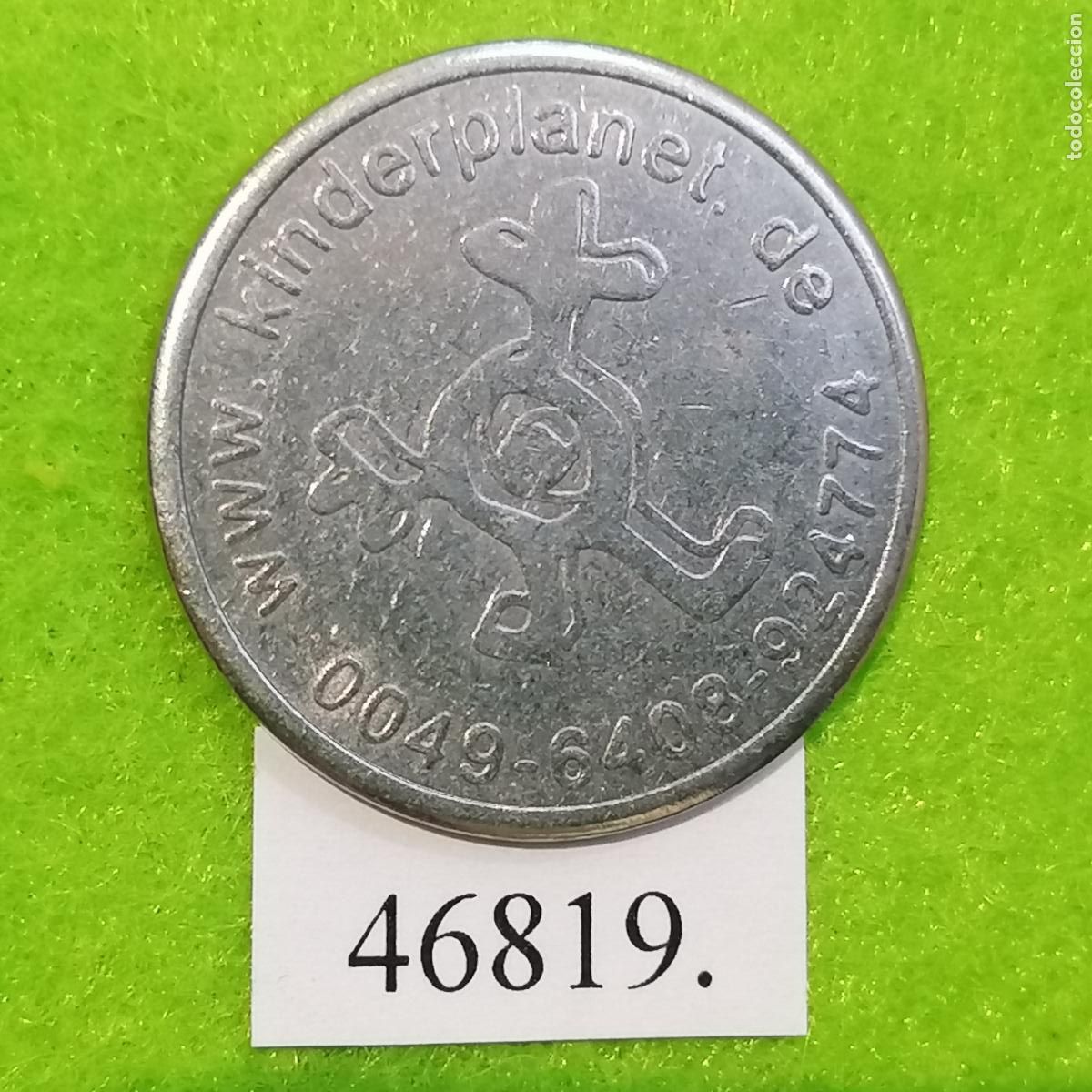 Monedas locales: ficha Alemania, juegos recreativos, Kinderplanet, jet&oacute;n