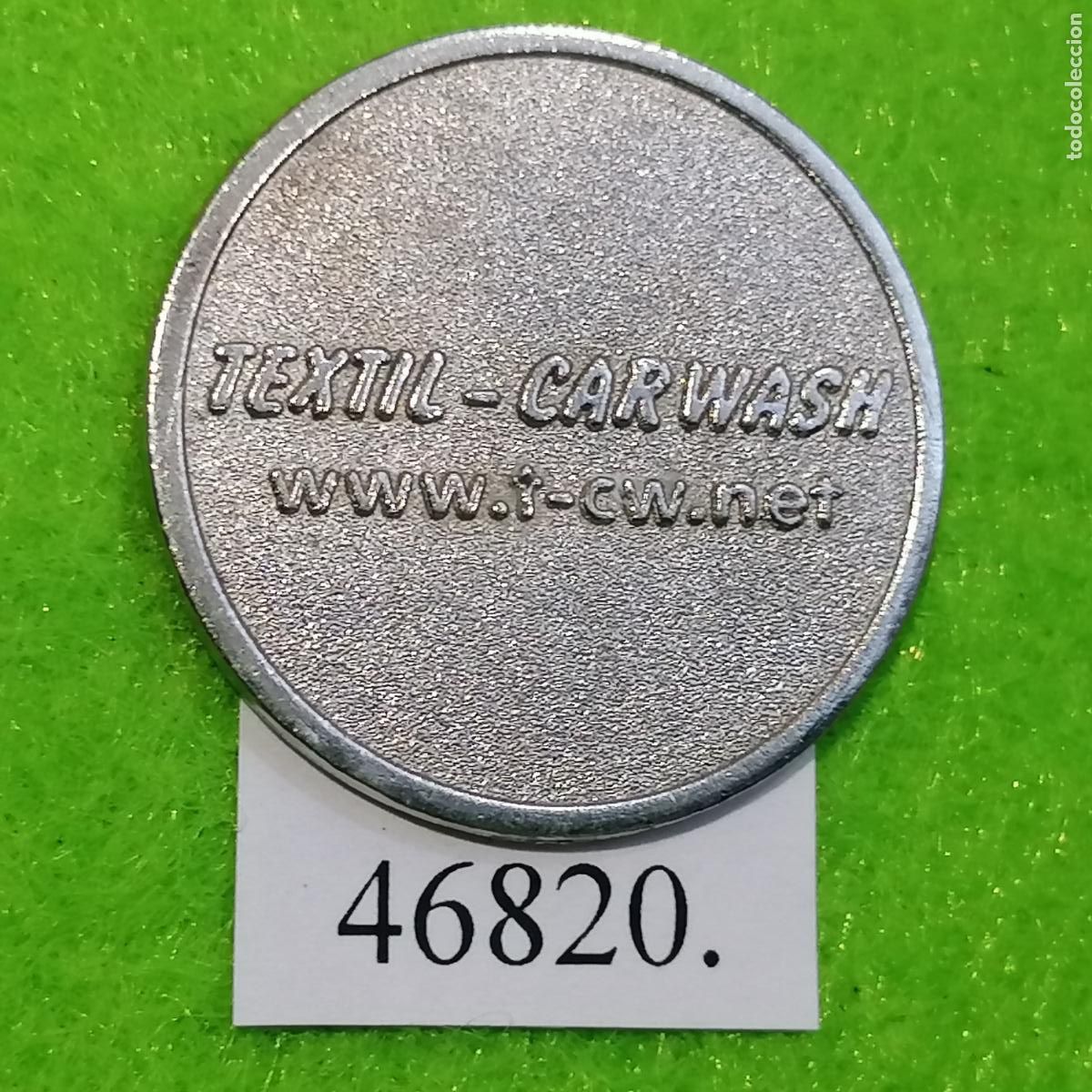 Monedas locales: ficha Alemania, TEXTIL-CARWASH, auto lavado, carwash , lavado tapicer&iacute;as, jet&oacute;n