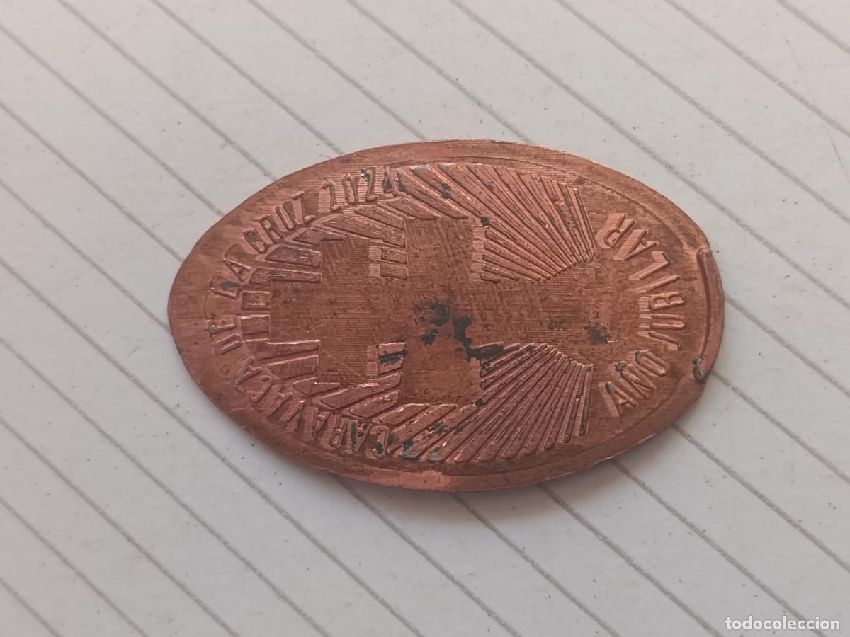 Monedas locales: Caravaca de la Cruz, a&ntilde;o jubilar, ficha enlongada