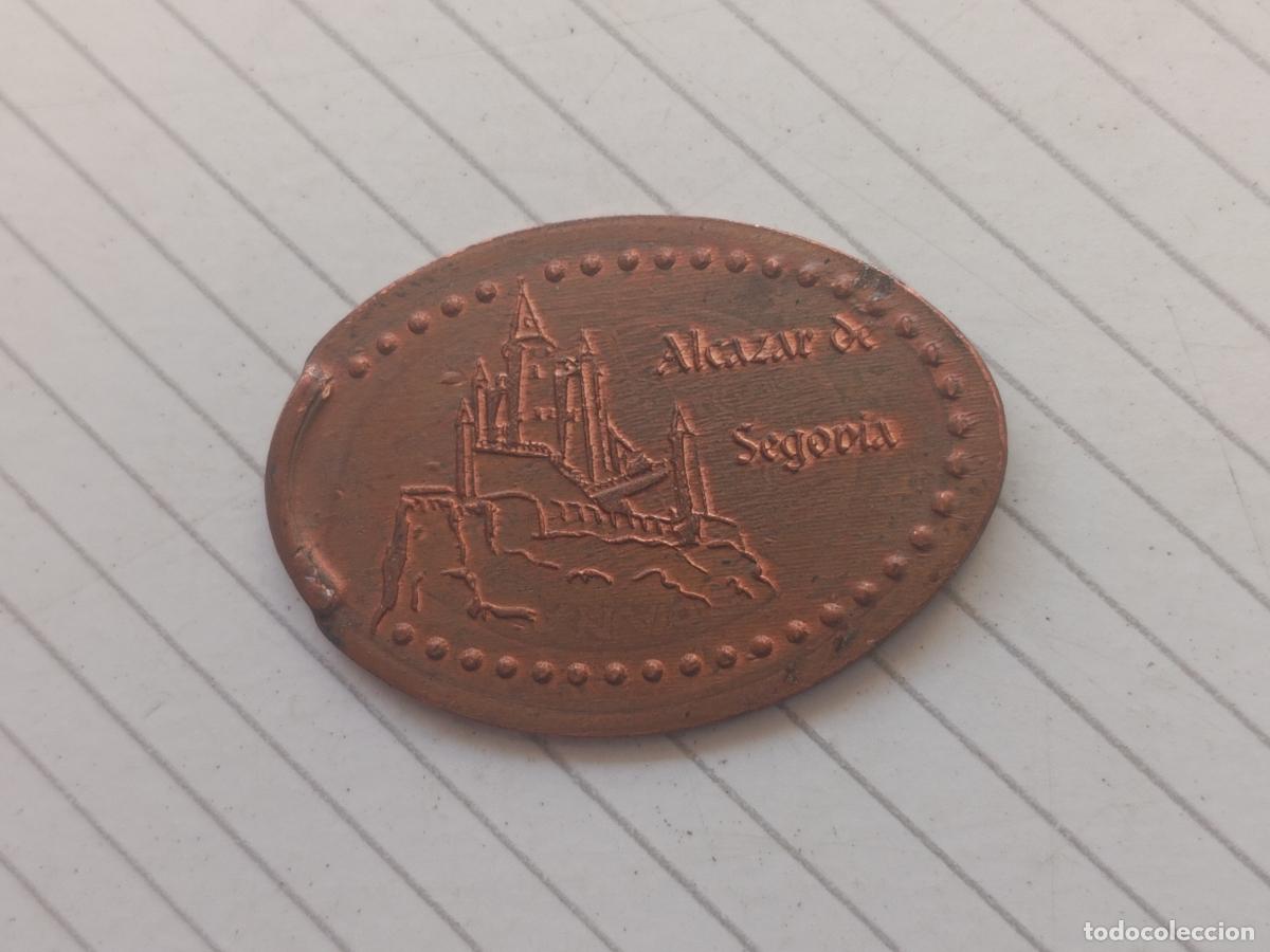 Monedas locales: Alc&aacute;zar de Segovia, ficha enlongada